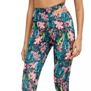 Nike Women's Epic Fast Femme Teal/Multi Running Leggings (DA0360-393) Size S